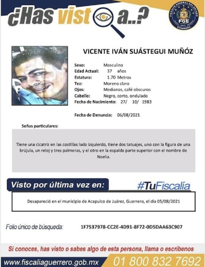 Desaparece hermano de vocero del Cecop