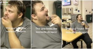 James Reynolds fue apodado como el doble de Leonardo DiCaprio en redes sociales. Foto: Captura de video.