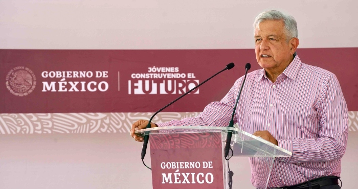 Andrés Manuel López Obrador, Presidente de México, encabezó los Avances y Resultados del Programa "Jóvenes Construyendo el Futuro".