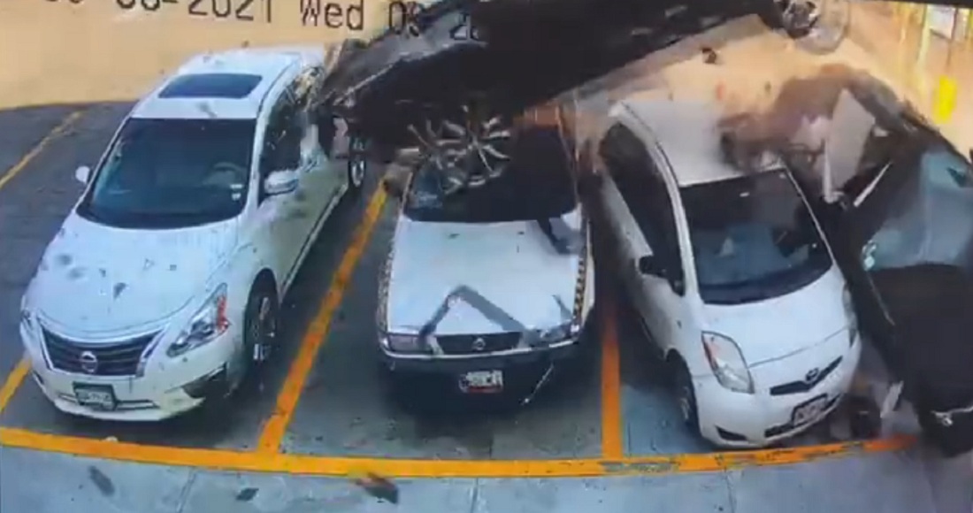 Choque en San Pedro, NL