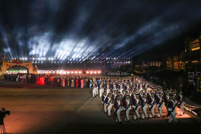 También se representó la entrada triunfal del Ejército Trigarante el 27 de septiembre.