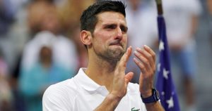 En foto del 12 de septiembre del 2021, el serbio Novak Djokovic reacciona tras perder la final del Abierto de Estados Unidos ante el ruso Daniil Medvedev. El miércoles 29 de septiembre del 2021, Djokovic anuncia que no participará en Indian Wells. Foto: AP Photo/John Minchillo.