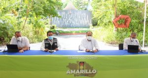 El Gobernador de Guerrero y el Secretario de Turismo de la misma entidad anunciaron las nuevas medidas luego del cambio de color del semáforo epidemiológico. Foto: Twitter @HectorAstudillo