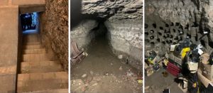 En el rancho "El Jazmín", las autoridades encontraron un túnel con aproximadamente 50 metros de longitud, profundidad de 10 metros y que seguía en proceso de excavación. Foto: Twitter @FiscaliaPuebla