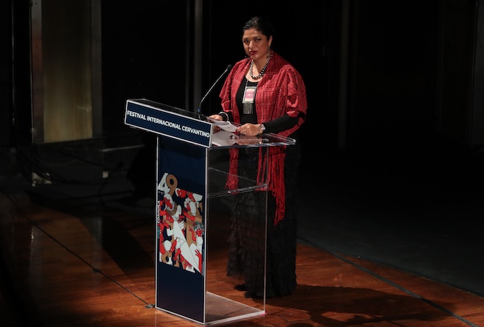 Fotografía de archivo de la Secretaria de Cultura, Alejandra Frausto.