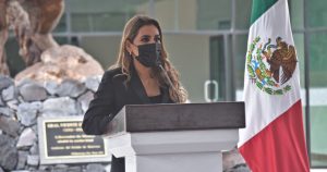 En esta imagen, la Gobernadora de Guerrero, Evelyn Salgado Pineda. Foto: Dassaev Téllez, Cuartoscuro.