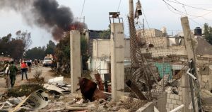 La explosión de una toma clandestina de gas LP dejó más de 50 casas afectadas en San Pablo Xochimehuacan, Junta Auxiliar de Puebla. Foto: Mireya Novo, Cuartoscuro.