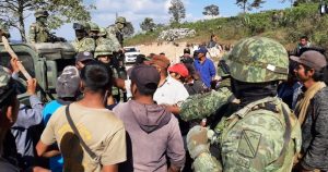 Aunque el Concejo pidió ayuda a las instituciones de Gobierno, estas respondieron con agresiones a los mismos habitantes. Foto: Facebook Congreso Nacional Indígena