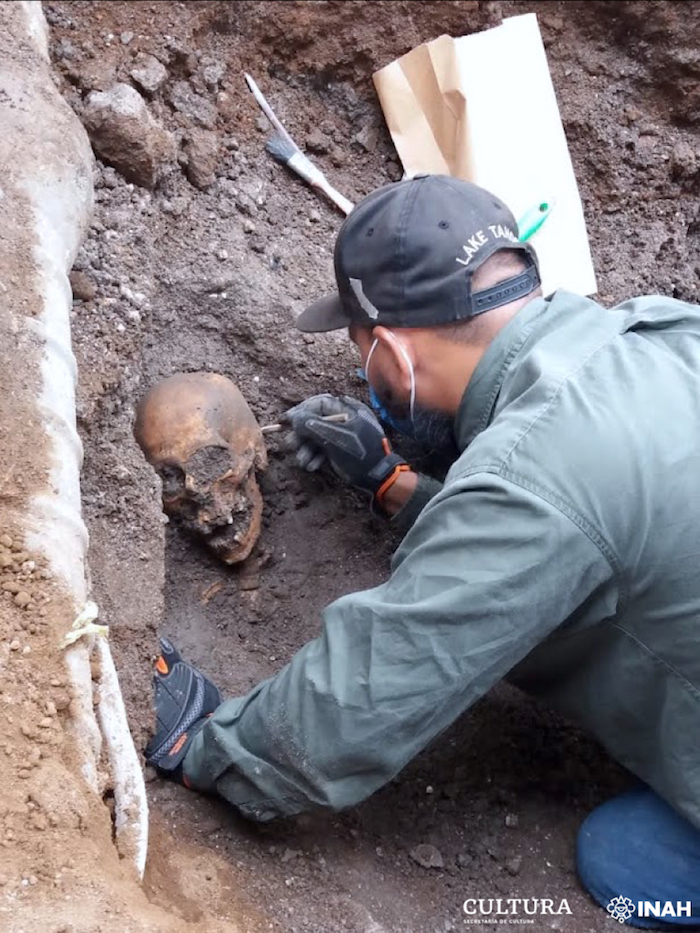 Especialistas identificaron bajo la acera frontal del cementerio 17 enterramientos con restos de varios individuos que pudieron sucumbir a brotes epidémicos en el siglo XIX.