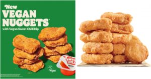 Burger King lanzará este miércoles en el Reino Unido sus nuevos nuggets veganos. Fotos: Burger King
