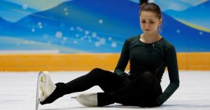 La patinadora artística rusa Kamila Valíeva. Foto: EFE