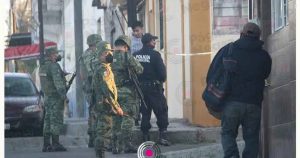 Casa en el municipio de Atlixco donde 9 personas fueron ejecutadas. La décima víctima falleció en el Hospital General. Foto: Jesús Lima, Periódico Central