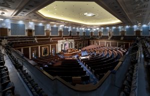 Vista del recinto de la Cámara de Representantes en el Capitolio, Washington.