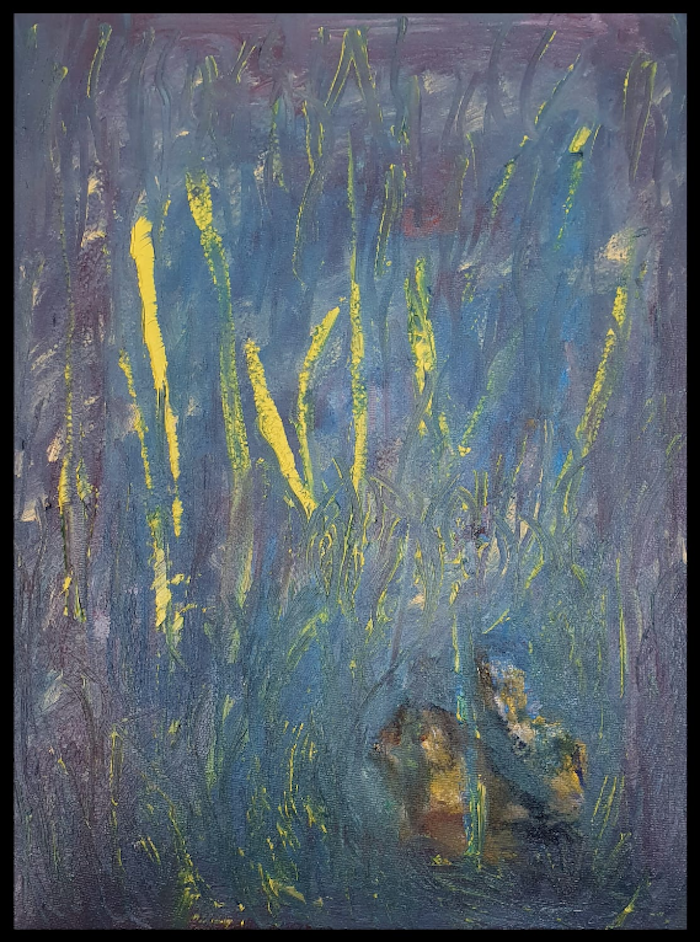 El nido. Pintura Tomás Calvillo Unna