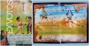 Los exvotos (o retablos) son pinturas que se ofrendan para agradecer o solicitar un milagro. Fotos: Artes de México 