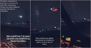 De acuerdo con la información disponible, los hechos ocurrieron el pasado 7 de mayo, cuando un Airbus A320 matrícula XA-VRV, se encontraba realizando un vuelo nocturno entre los aeropuertos internacionales de Mazatlán y Ciudad de México. Foto: Captura de video.