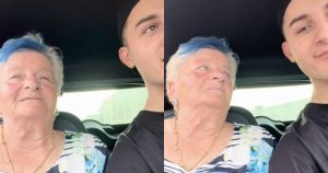 La relación entre estas dos personas alzó críticas de parte de muchos usuarios de TikTok, pues la diferencia de edades es de más de 50 años. Foto: Captura de pantalla.