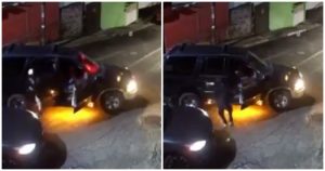 De acuerdo con las primeras diligencias realizadas por la FGJEM se estableció que no se trata de vehículos oficiales de la institución. Foto: Captura de video.