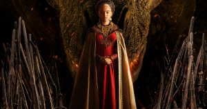 Póster oficial de la serie <i>La Casa del Dragón</i>. Foto: HBO Max.