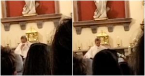 Una vez en las redes sociales, el clip fue visto por miles de cibernautas y desató el escándalo. Foto: Captura de video.