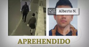 Alberto "N" fue detenido por las autoridades poblanas. Foto: vía Periódico Central.