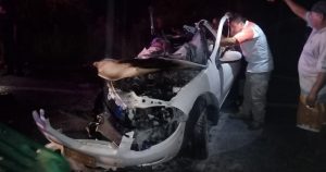 Nueve personas murieron, entre ellos seis hombres y tres mujeres. Hay tres lesionados en un accidente automovilístico. Foto: El Sur.