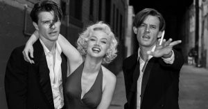 Imagen del set de <i>Blonde</i> de Netflix. Foto: Instagram vía @ana_d_armas