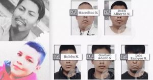 Fiscalía de Puebla detiene a cinco personas por su presunta participación en el homicidio de un menor de edad y otra persona. Foto: vía Periódico Central.