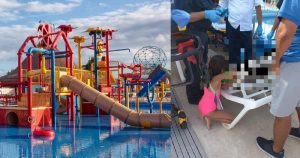 El niño fue trasladado en una ambulancia para recibir atención médica. Foto: vía PorEsto.