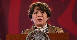 Delfina Gómez Álvarez, Secretaria de Educación Pública, se perfila a ser de nueva cuenta la candidata del partido Morena para competir por la gubernatura del Estado de México. Foto: Moisés Pablo, Cuartoscuro