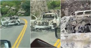 Trabajadores de la Comisión Federal de Electricidad (CFE) sufrieron un ataque armado por presuntos sicarios. Foto: Especial.