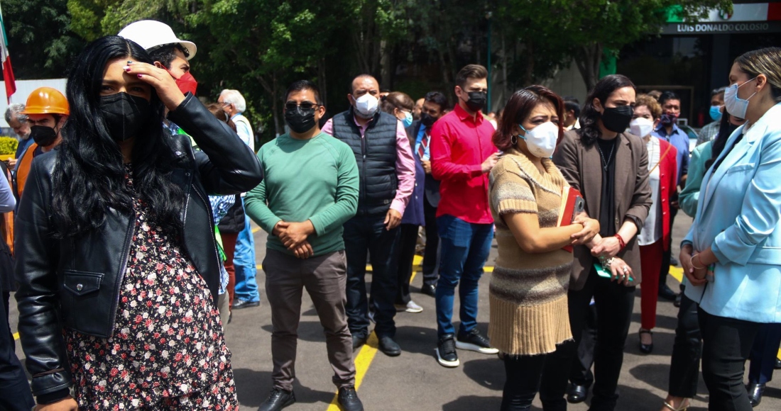 La tarde del a9 de septiembre de 2022, minutos después del Simulacro Nacional, se registró un sismo de magnitud 7.7 con epicentro en Michoacán.