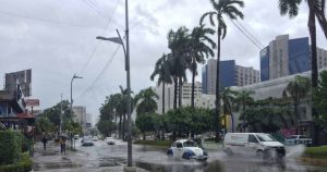 La tormenta tropial "Kay" ha dejado tres personas muertas y afectaciones en las calles por caídas de árboles, postes y piedras. Foto: Jesús Trigo, Cortesía de El Sur.