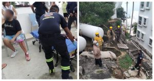 La causa de la explosión fue por acumulamiento de gas en un departamento, de acuerdo a Protección Civil del estado. Foto: Twitter, Protección Civil de Guerrero. 