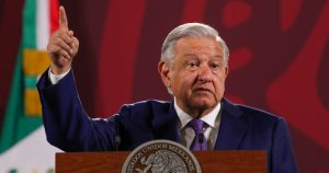 El Presidente Andrés Manuel López Obrador durante su conferencia de prensa matutina. Foto: Moisés Pablo Nava, Cuartoscuro.