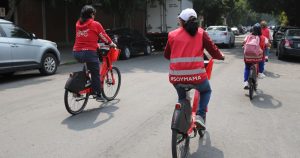Bicitekas impulsó a mujeres de la periferia a transportarse en bici. Foto: Crisanto Rodríguez, SinEmbargo. 
