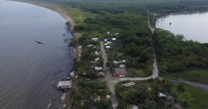 El Bosque, Tabasco, comunidad pesquera sepultada por el aumento del nivel del mar. Foto: Greenpeace México. 