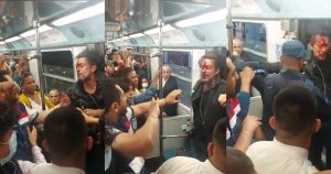 VIDEO: "Tengo SIDA", dice usuario del Metro a otro al escupirle sangre durante riña