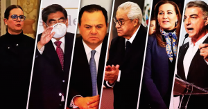 Seis gobernadores en un sexenio. Foto: Central. 