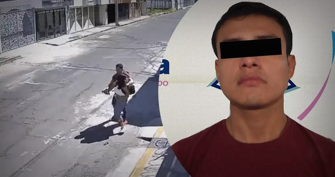 “El Milton” fue detenido por elementos de la Policía Municipal. El video se volvió viral en redes sociales. Foto: Especial. 