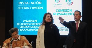 Carlos Joaquín González, previo a comparecer ante la Comisión de Relaciones Exteriores. Foto: Daniel Augusto, Cuartoscuro