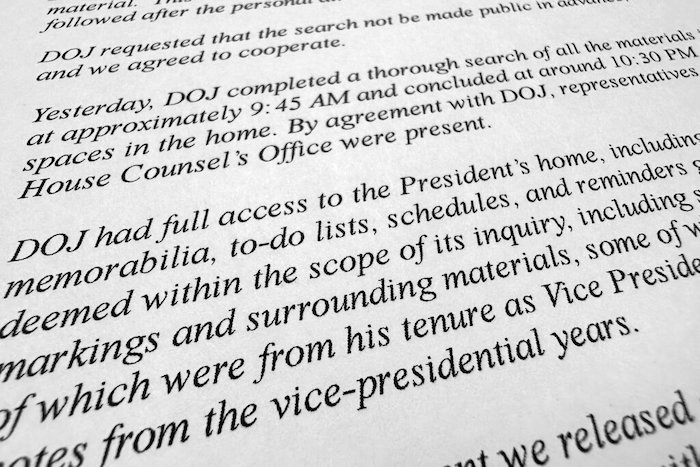 El comunicado del abogado personal del Presidente Joe Biden el sábado 21 de enero de 2021.