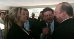 CÉSAR JÁUREGUI MORENO, ENTRE MARU CAMPOS Y CÉSAR DUARTE. FOTOGRAFÍA: TOMADA DE INTERNET / ARCHIVO LA VERDAD