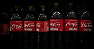 Botellas de Coca-Cola.