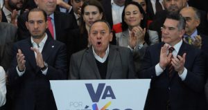 Marko Cortés, Jesús Zambrano y Alejandro Moreno.