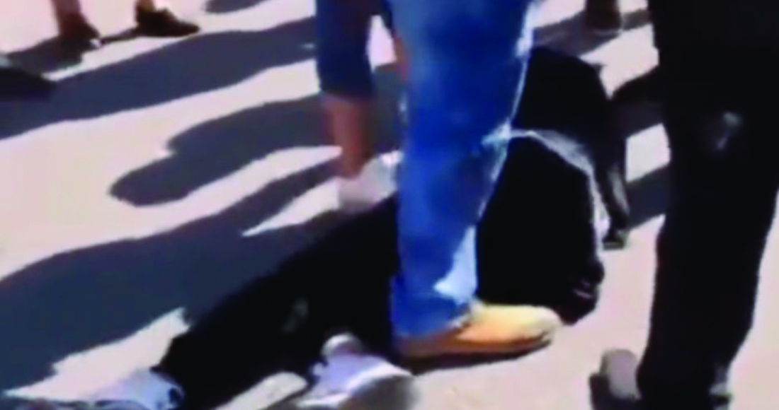 Habitantes de Valle de Chalco golpearon a un hombre que intentó asaltar a una mujer embarazada. Foto: Captura de pantalla
