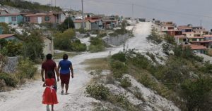 El asentamiento se encuentra a unos 20 minutos de Chilpancingo en la carretera Chilpancingo-Chichihualco. Foto: Lenin Torres, El Sur. 