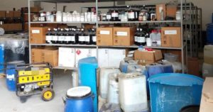 Un laboratorio clandestino de fentanilo. Foto: Cuartoscuro.