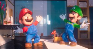En esta imagen proporcionada por Nintendo y Universal Studios, Mario, con la voz de Chris Pratt, izquierda, y Luigi, con la voz de Charlie Day en una escena de "The Super Mario Bros. Movie". Foto: Nintendo y Universal Studios vía AP. 