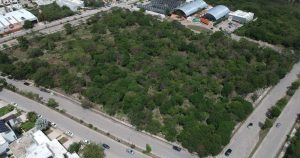 Vecinos denuncian la construcción ilegal del Parque Tho' en Mérida. Foto: Cortesía Asociación de Vecinos de Altabrisa. 